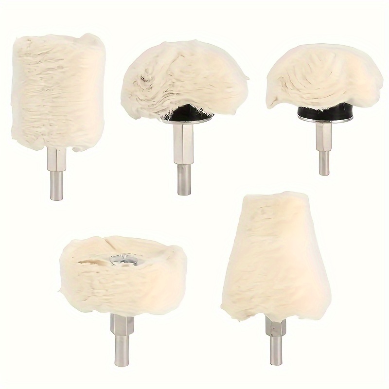 5 different shapes of cloth wheel polishing pads soft and   polishing wheels wear resistant polishing wheels conical cylindrical   ceramic glass polishing tools