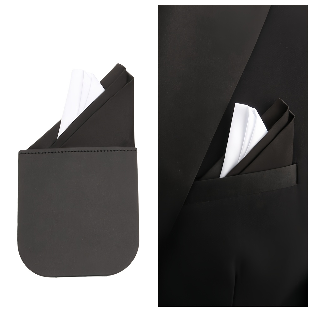 Men's Pre-formed No-Fold Pocket Square