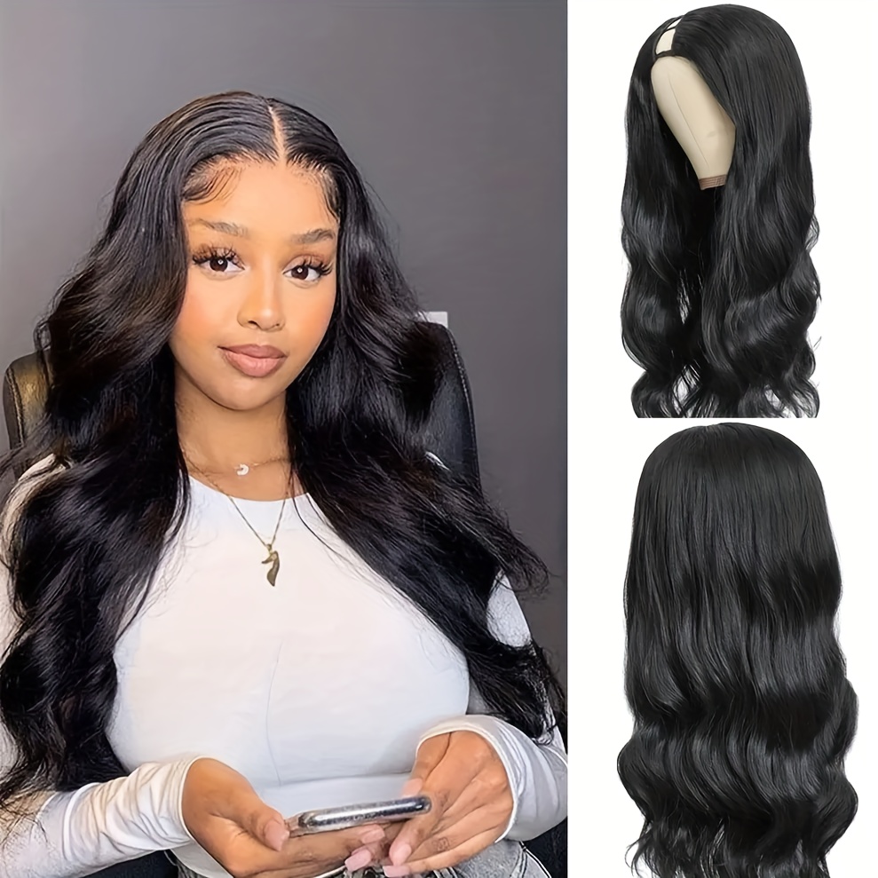 

200% Density V Part For Women Glueless In Half Wig V No Leave Out