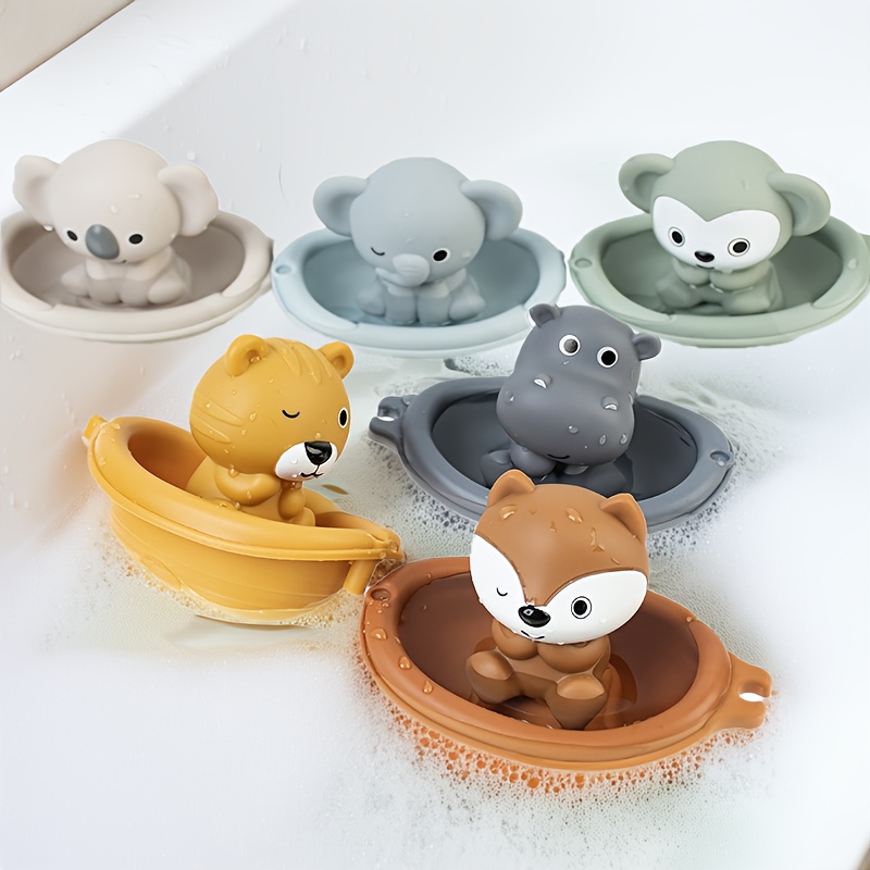 Stacked Boat Toys Animals Hands Puppets