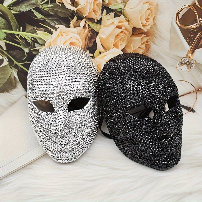 

Fancy Ball Masks With High-end Design And Full Rhinestones, Crystal Masks - Couple Masks (specialized By Huang Yunying)