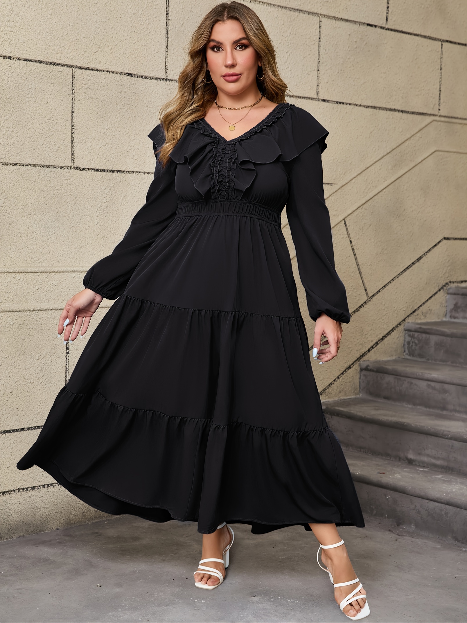 chinese dress ladies Plus Size Rochelle Maxi Dress main image 1