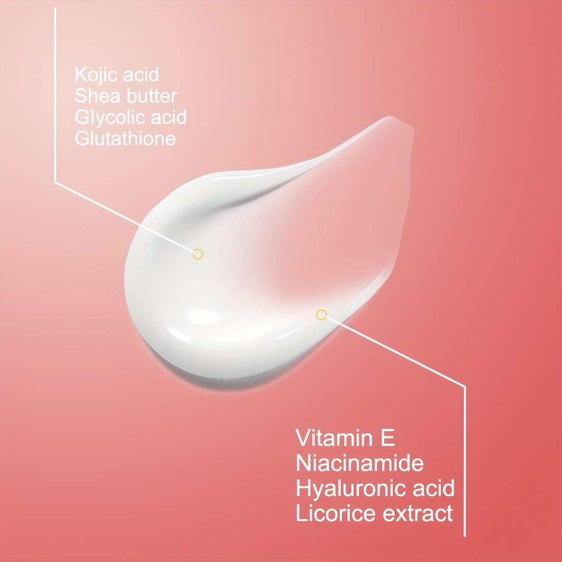 1pc55g kojic acid glutathione cream adult hyaluronic acid - Temu