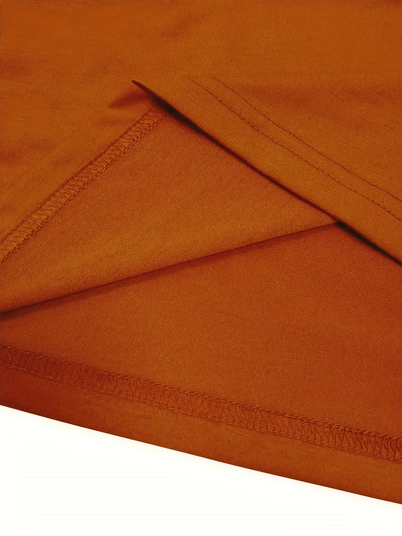 Women's Casual Daisy Flower Print T-Shirt - Vibrant Orange with White Floral Design, Round Neck, Medium Stretch, Machine Washable, Spring/Summer Essential, Spring Fashion Tee, Relaxed Fit Tee, Mediumstretch Fabric