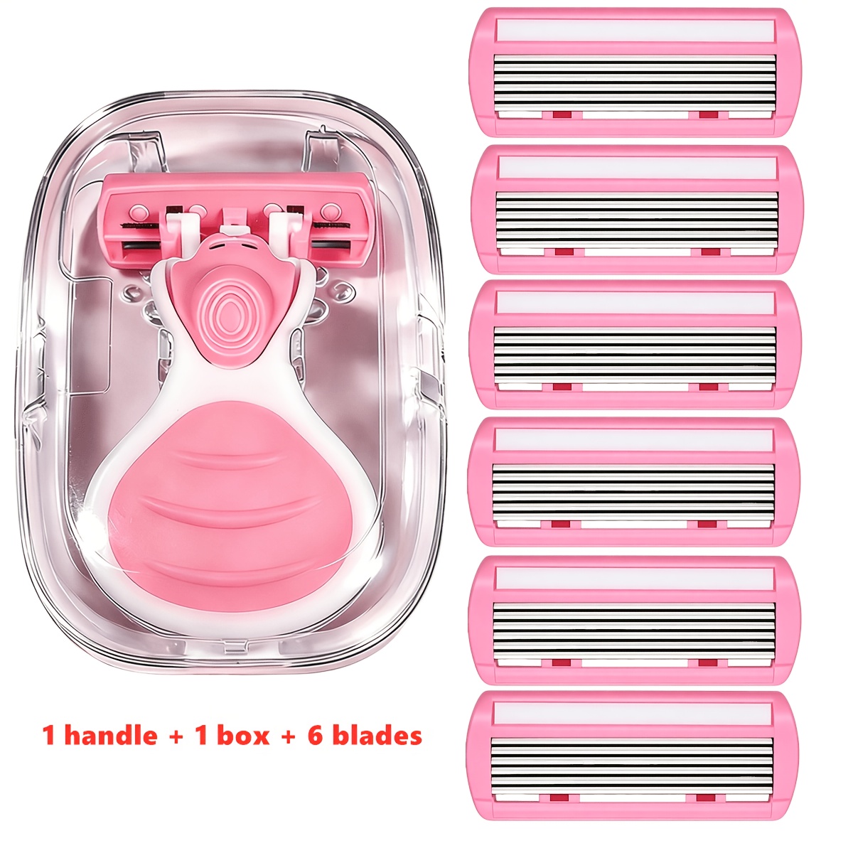 Portable Gift Box Model 6-layer Blade Hair Removal Razor For Underarms/leg Hair. Hair Removal Without .