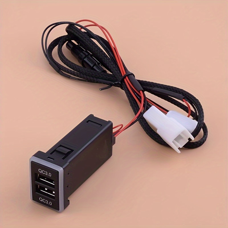 12V-24V Caricabatterie USB Doppio Per Auto Presa USB Impermeabile