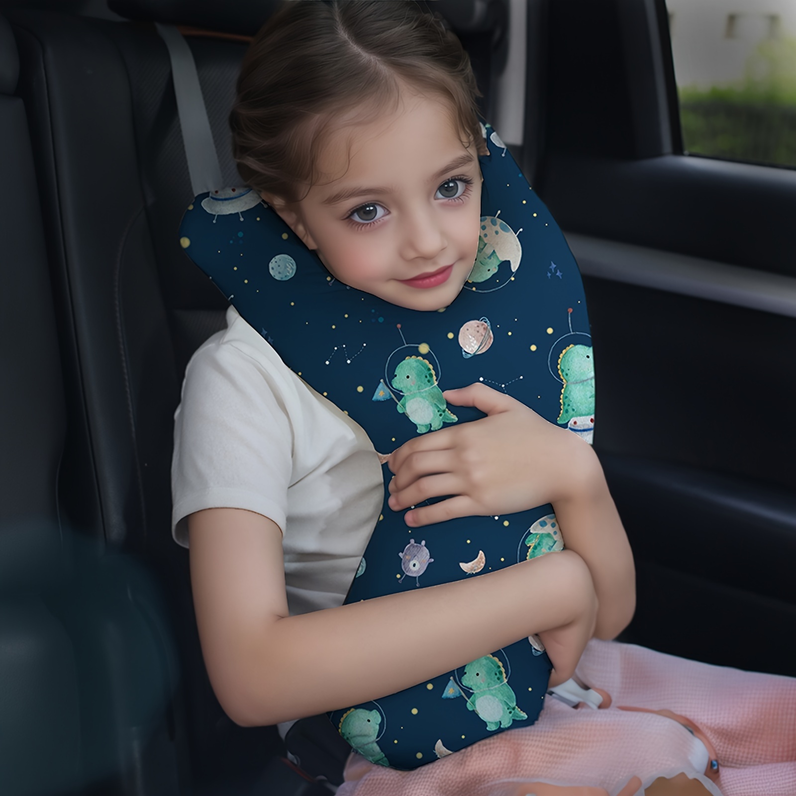 

Kids Car , Y-shaped Seatbelt Pad, Shoulder , Unicorn , For Long , , - Polyester, 1pc, Car