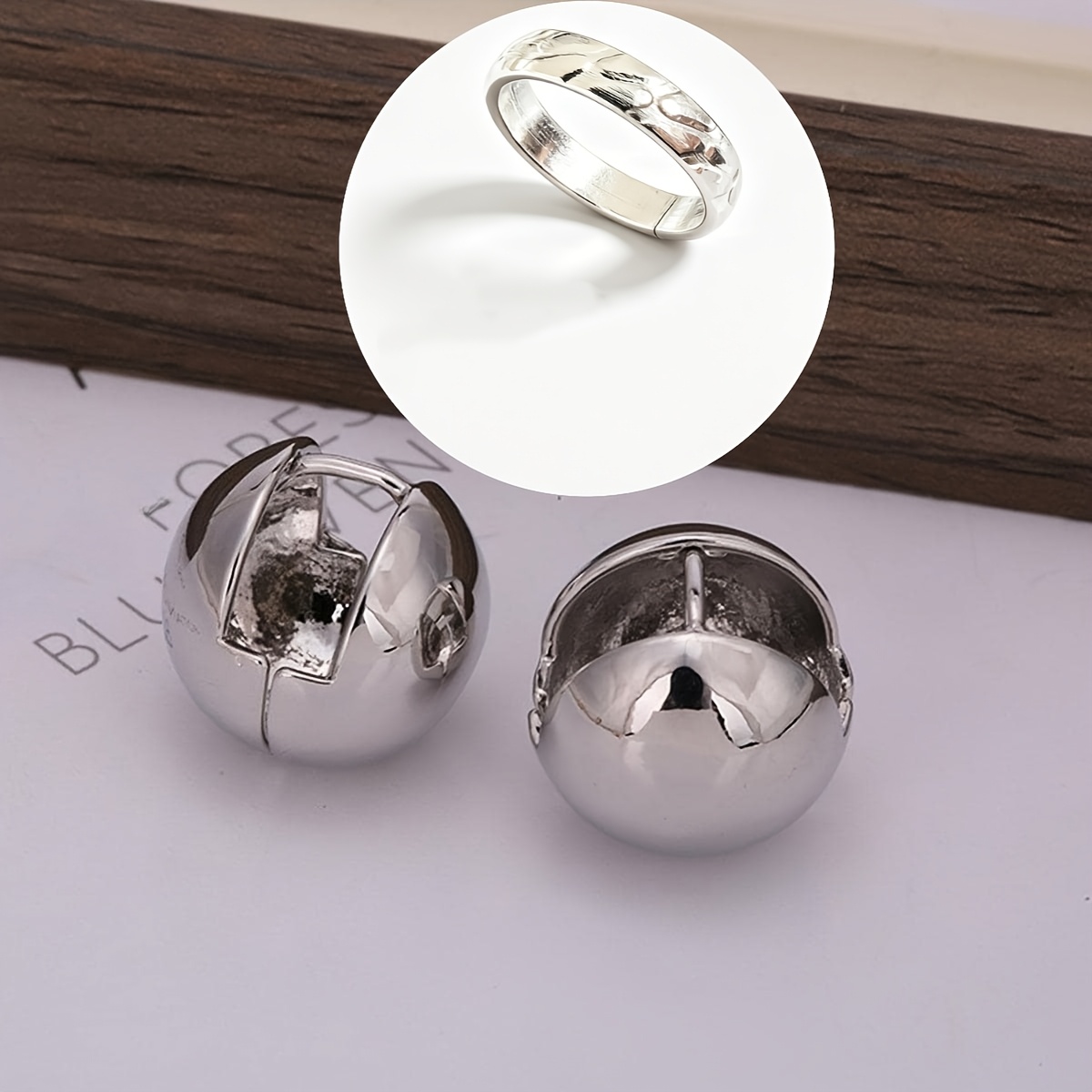 3pcs Set Trendy Sphere Stud Earrings for Women