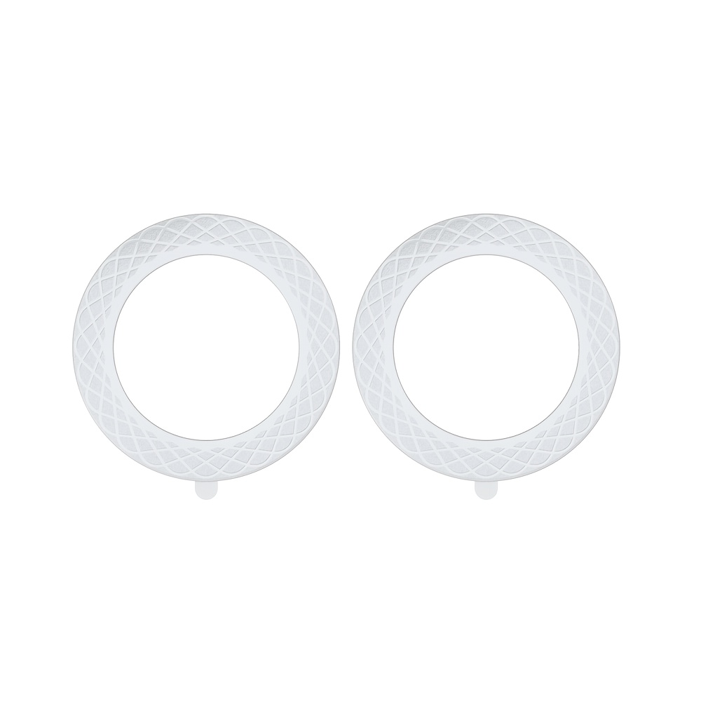 Image of 2pcs Magnetic Compatible With Magsafe Sticker Designed For Iphone 12-17 Circle Magnetic Magnet Adapter Rings For Phone Case