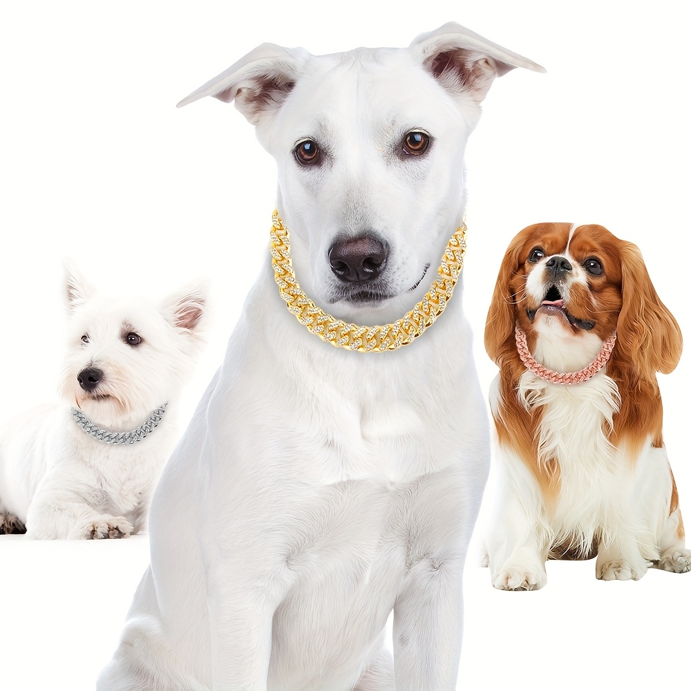 1 stck funkelndes vollbesetztes strass cuban link halsband - Temu  Switzerland