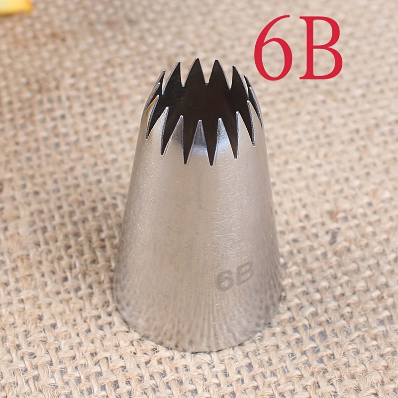 6b Pastry Nozzles Cake Decorating Tools Flower Icing Piping Nozzle Cream Cupcakes & Tips Baking Accessories Birthday