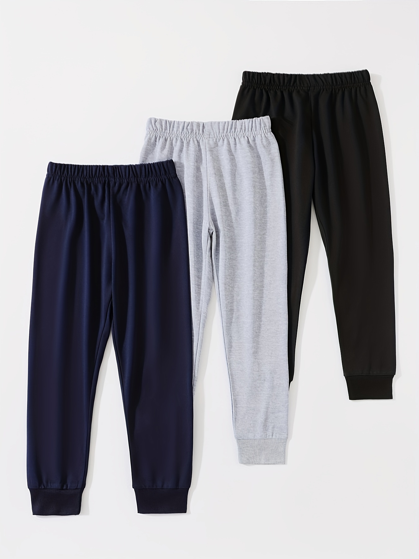 Kids Casual Sweatpants Long Pants Plain Color Fashion Shorts