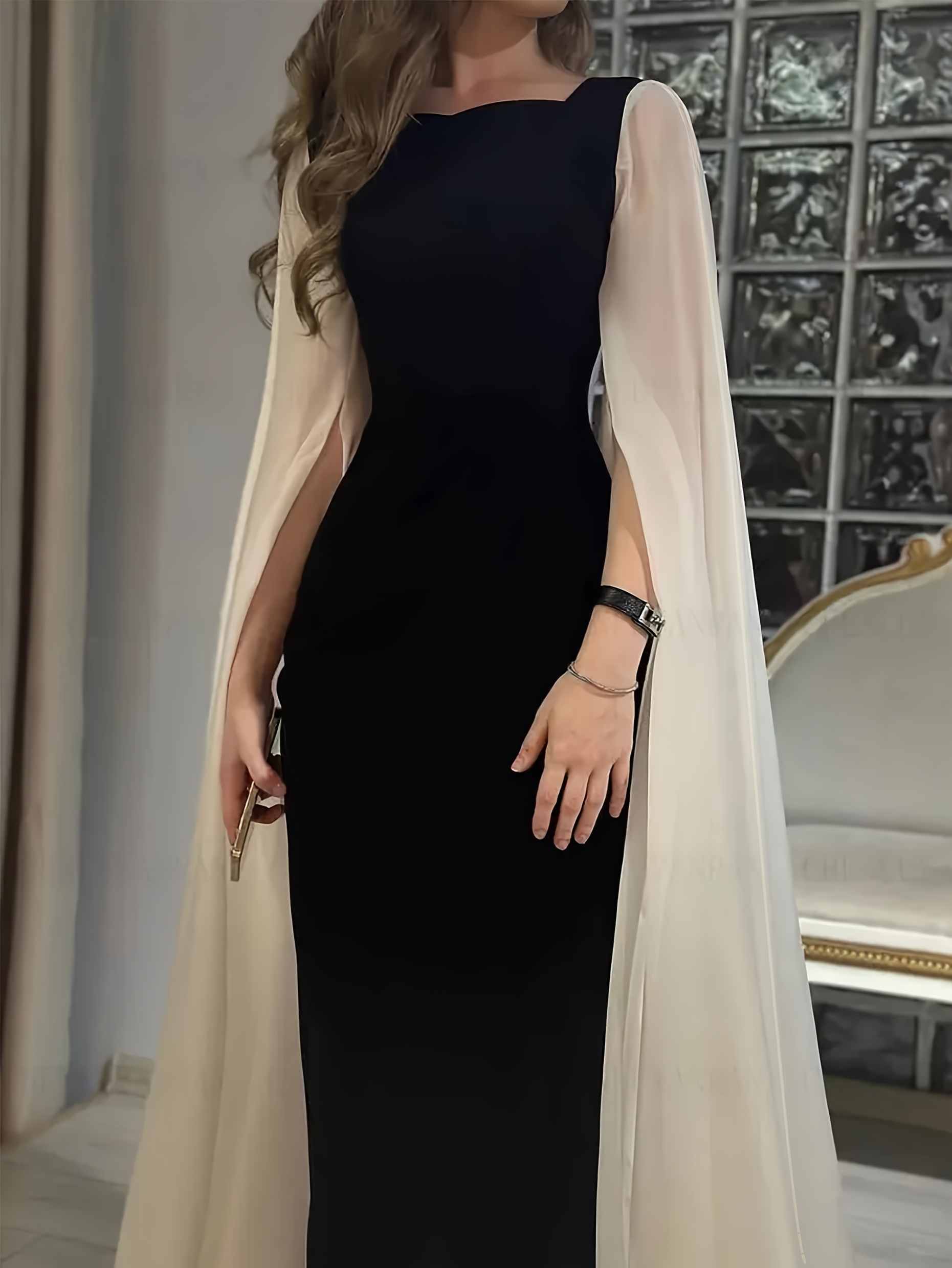 【n.さま】 ritsuko karita formal cape dress 0a2d21bb-4d11-46c7-9613-