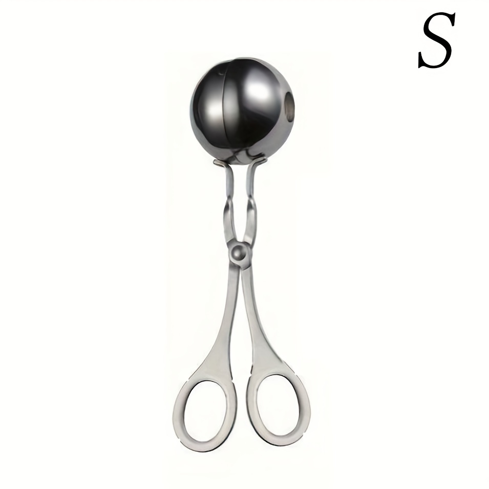 E-shop ./3 Stk., Multifunktionaler Edelstahl-Fleischbällchen-Löffel - Haushalts-Fischbällchen-Maschine Fleischbällchen-Quetscher Eiscreme-Ball-Clip