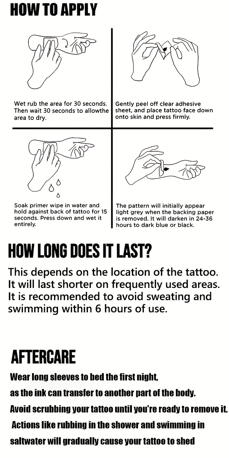 booldink tijdelijke tattoostickers met inspirerende quotes - Temu Belgium, image size:750x1500