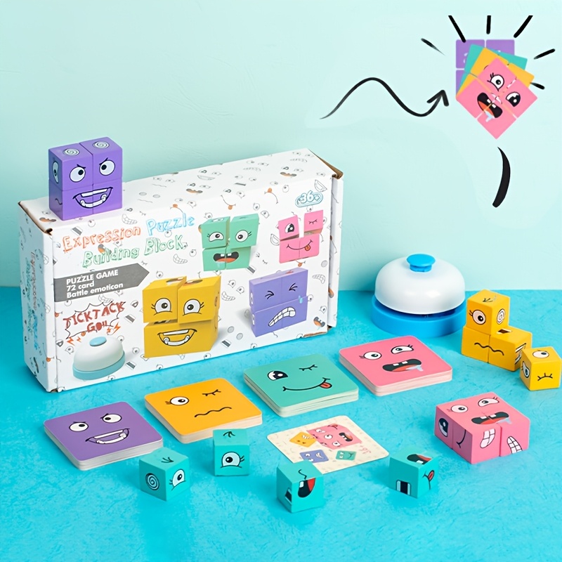 magic cube building blocks sold on Temu United States
