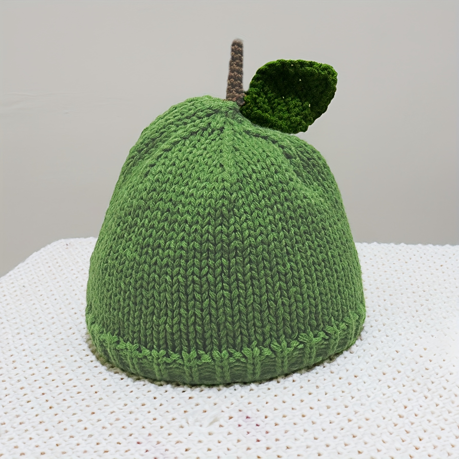 1pc Women' Lemon Hat Cute Fruit Shaped Cap Autumn Winter Casual Hat