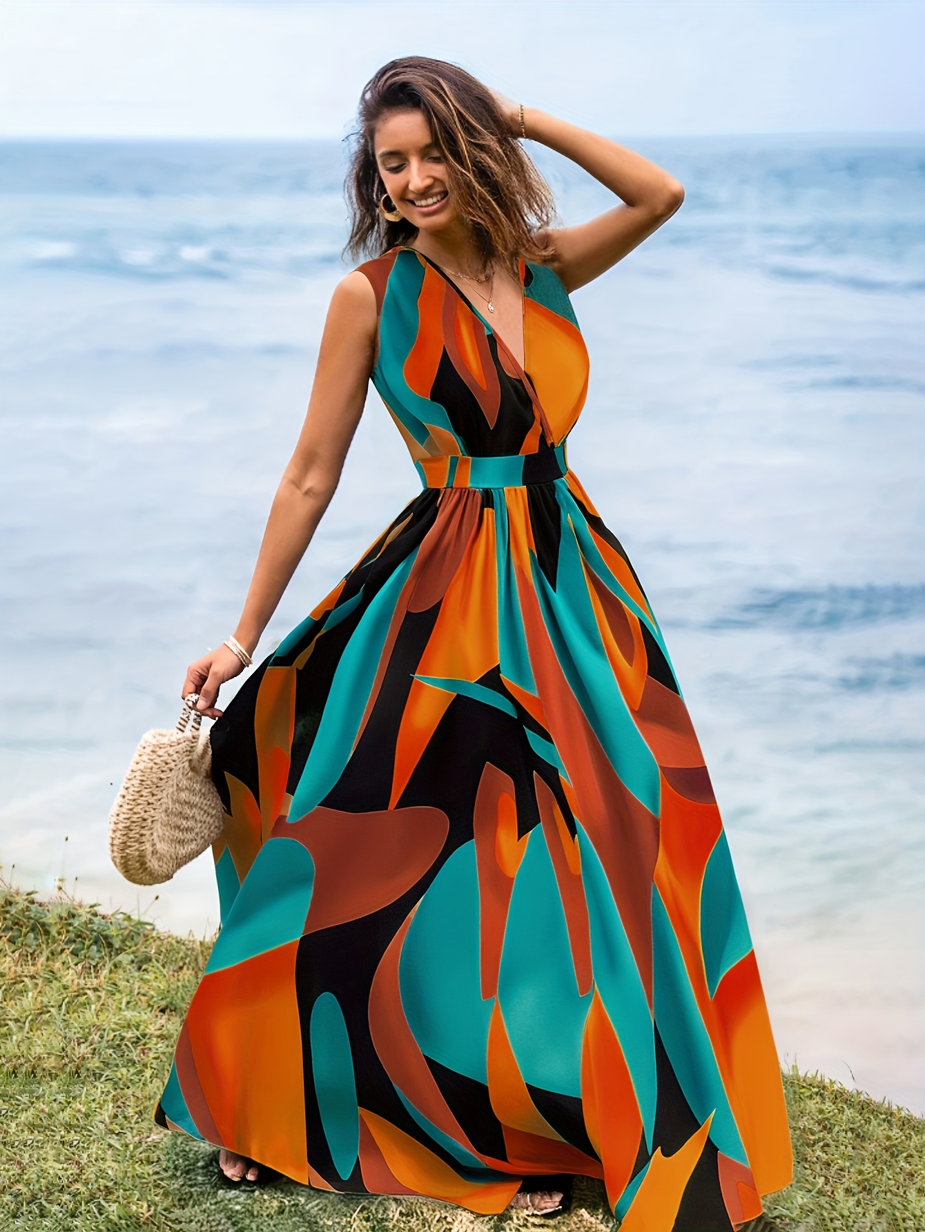 long sundresses for women sold on Temu United States