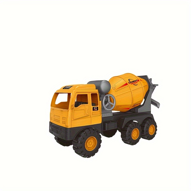 Engineering Car Toy Truck Excavator Mixer Shovel Crane Large Sliding Car Construction Excavator Manual Operation Engineering Vehicle Simulation Tool Car Perfect Gift