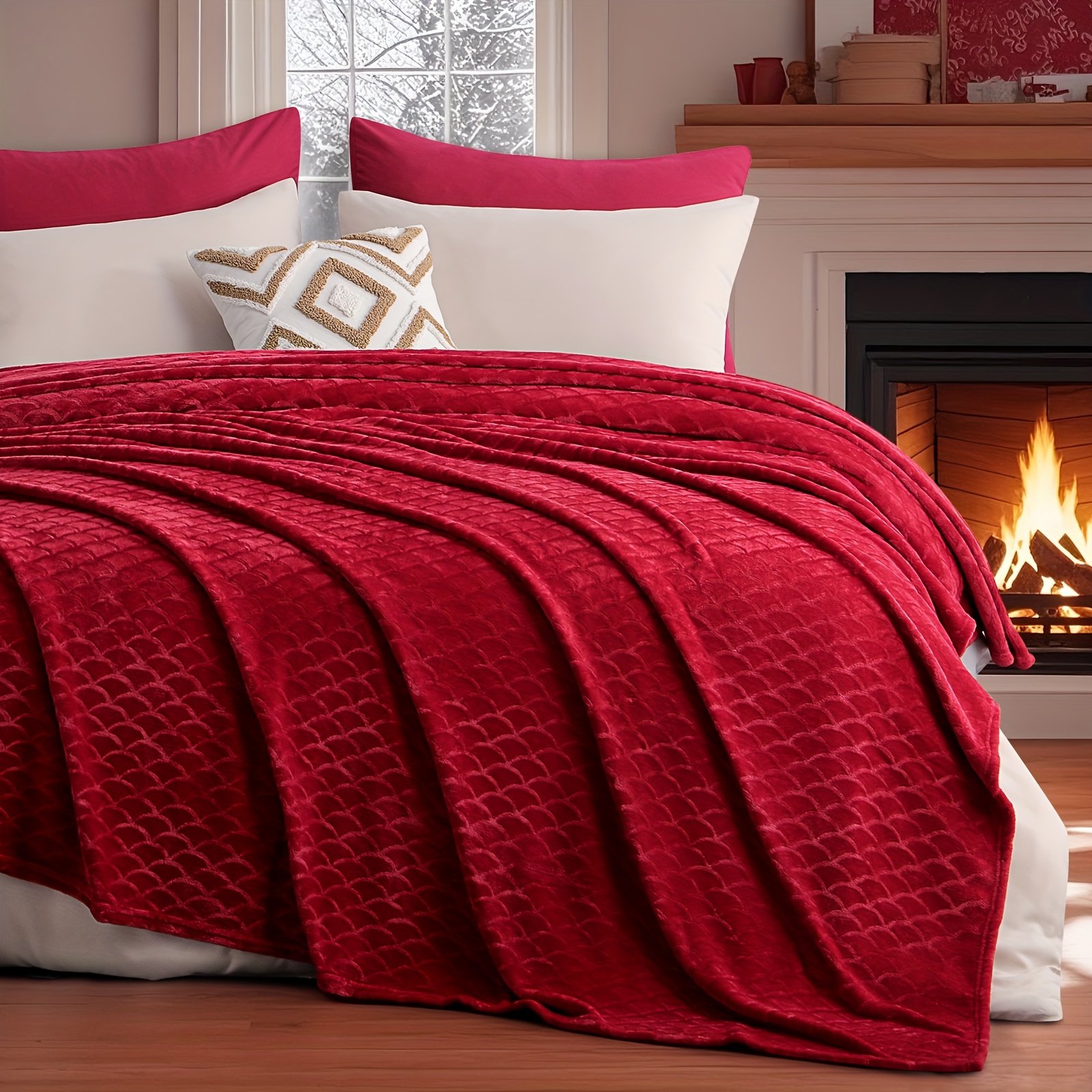 Cozy Cuddle Blanket - Soft And Durable Couch Blanket, 150*200cm - Warm Fleece Throw Blanket For , Lightweight Sofa Cover, Fabric - With Elegant Edging Tape - Hotel Quality