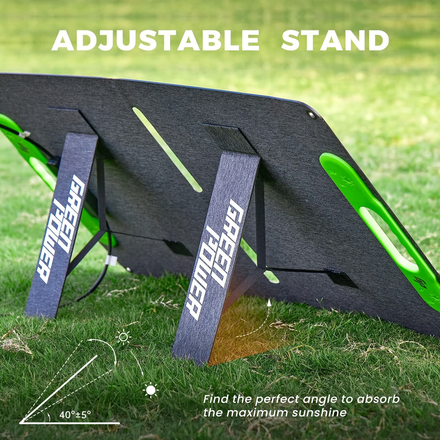 60w portable solar panel with usb-c & usb-a fast charging, foldable solar charger with sturdy stand - lightweight & compact for camping, rv, off- , compatible with phones, tablets, laptops, power banks - safe & reliable  , solar panel portable, solar panel with built in battery, solar accessories, solar panel foldable, solar charging station, camping  , solar panel, panele solare Product details 2