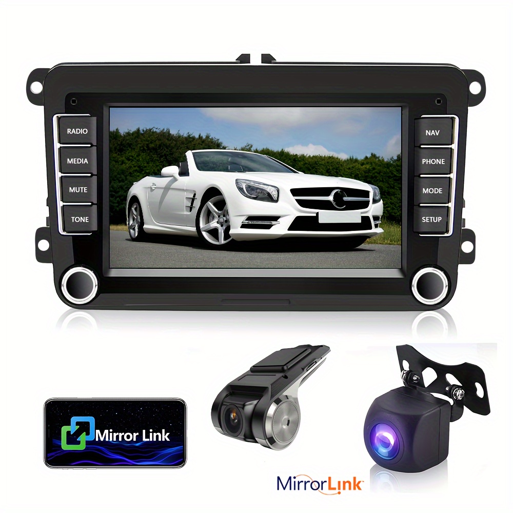 

Podofo For Car For Vw Golf5 6 For For For 2gb + 64gb 7 Car Wireless Fm Usb Swc + +reversing +dvr