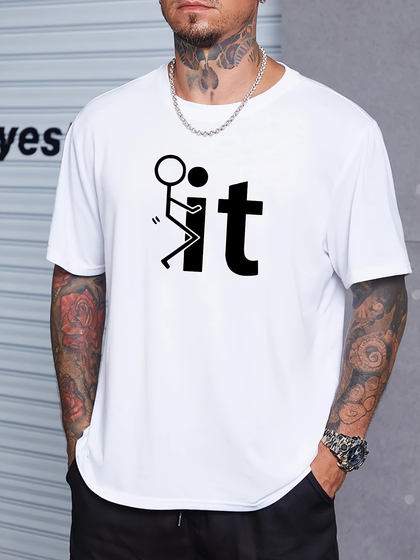 T shirt Motif Fantaisie Pour Hommes Pour L t En Plein Air