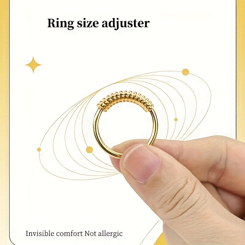 4pcs Ring Sizer Rubber Size Adjuster Tool
