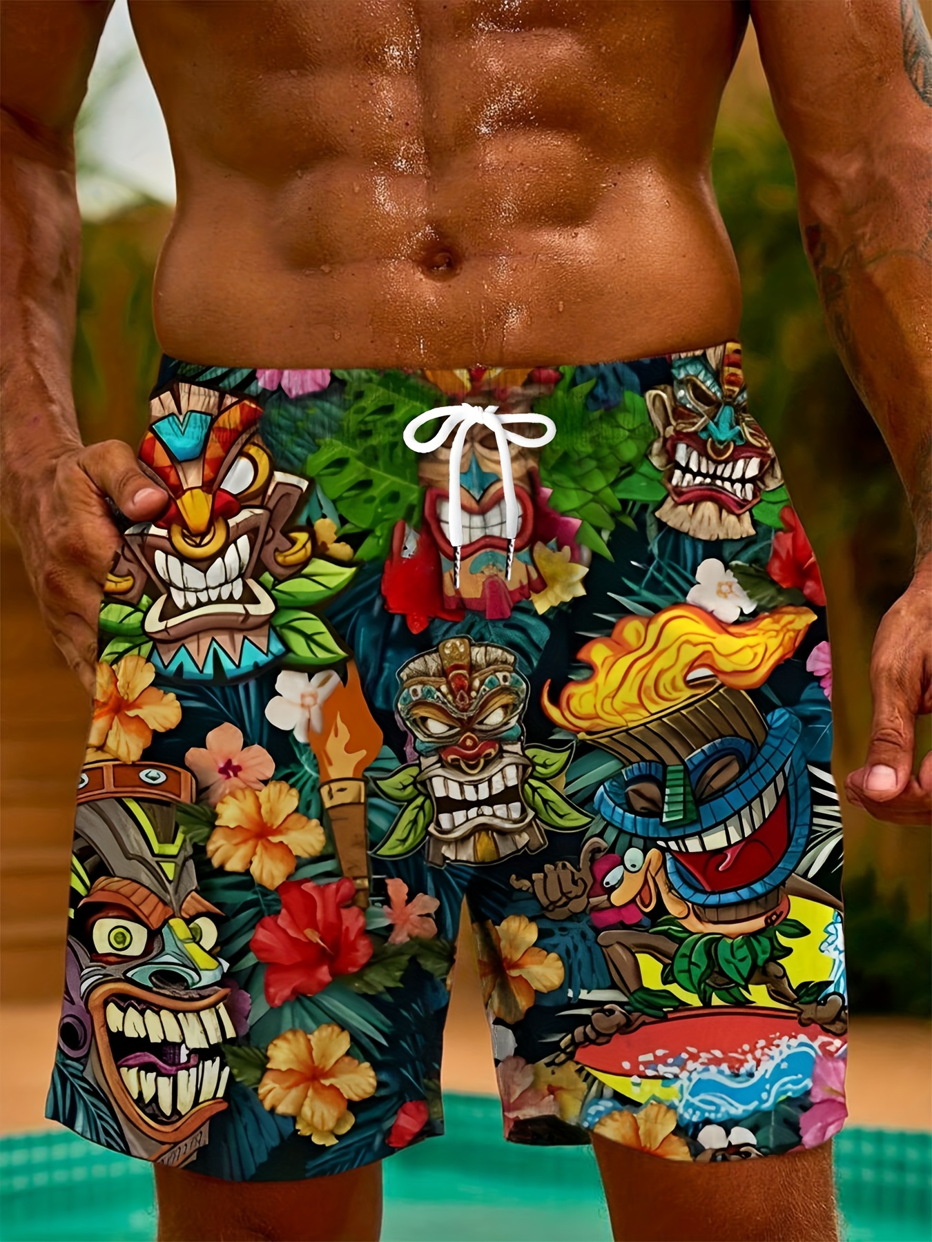 mens short beach shorts