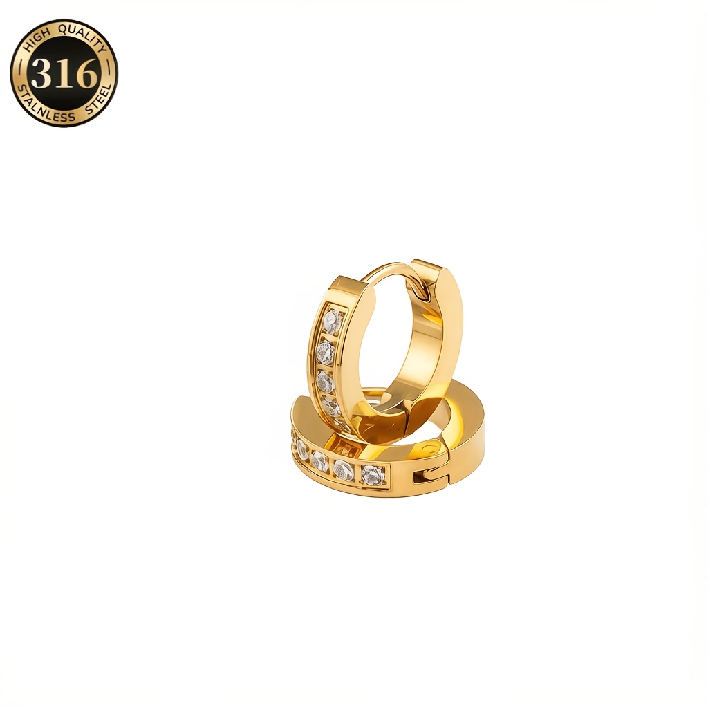 316 Stainless Steel Mini Hoop Ear Cuffs — Stylish Gift
