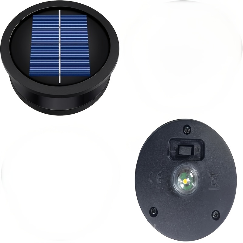 led solarpanel licht ersatz kit - komponenten zur ersetzung von solarleuchten (oben 2.75in/unten 2.35in, ~6cm), hergestellt für einfache solarleuchten upgrades im außenbereich