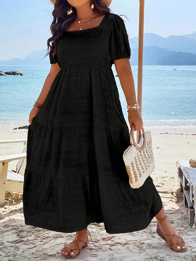 plus size plus size western style solid color dress casual - Temu Germany plus size plus size western style solid color dress casual - Temu Germany