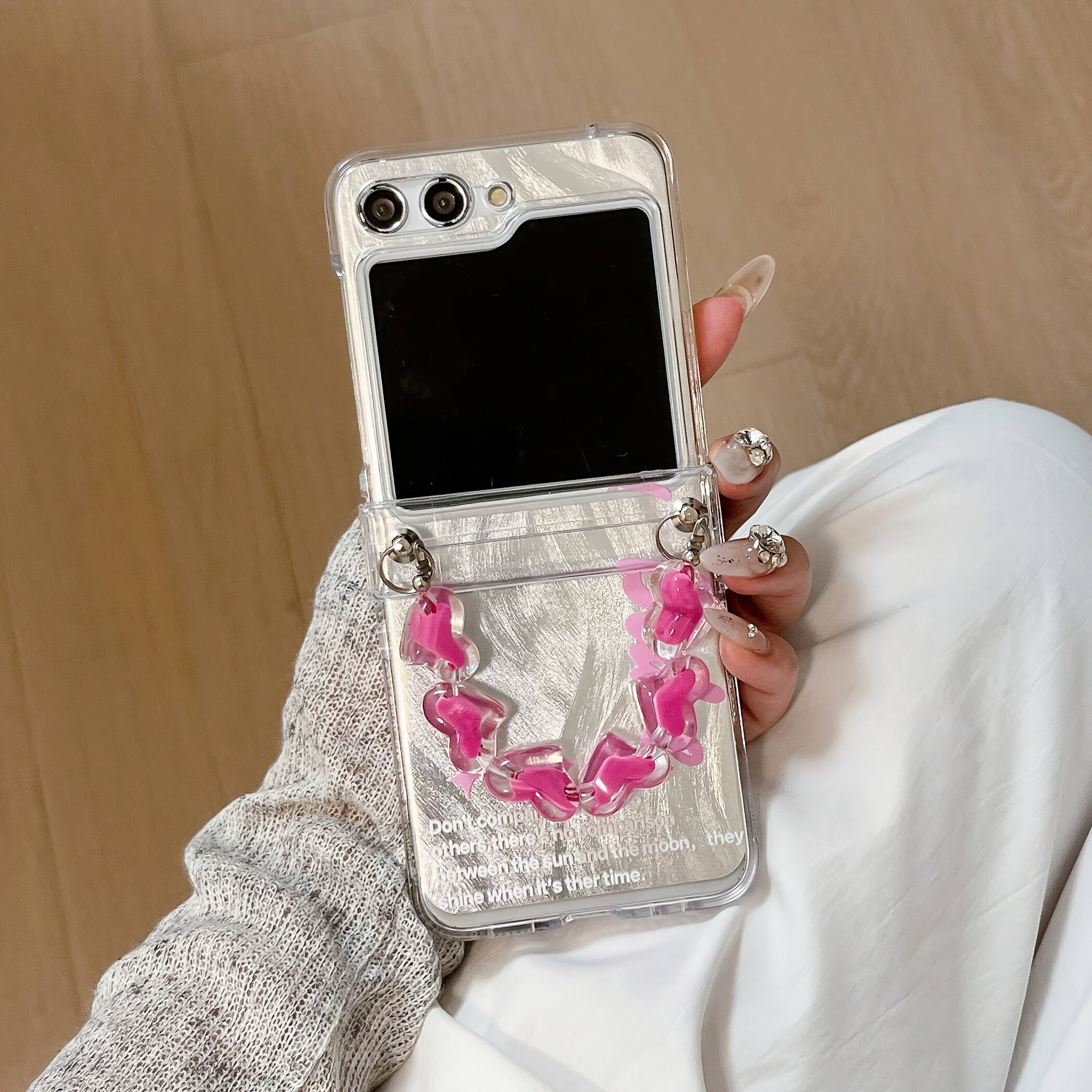 

English Folding Phone Suitable For Z 6 5 4 3