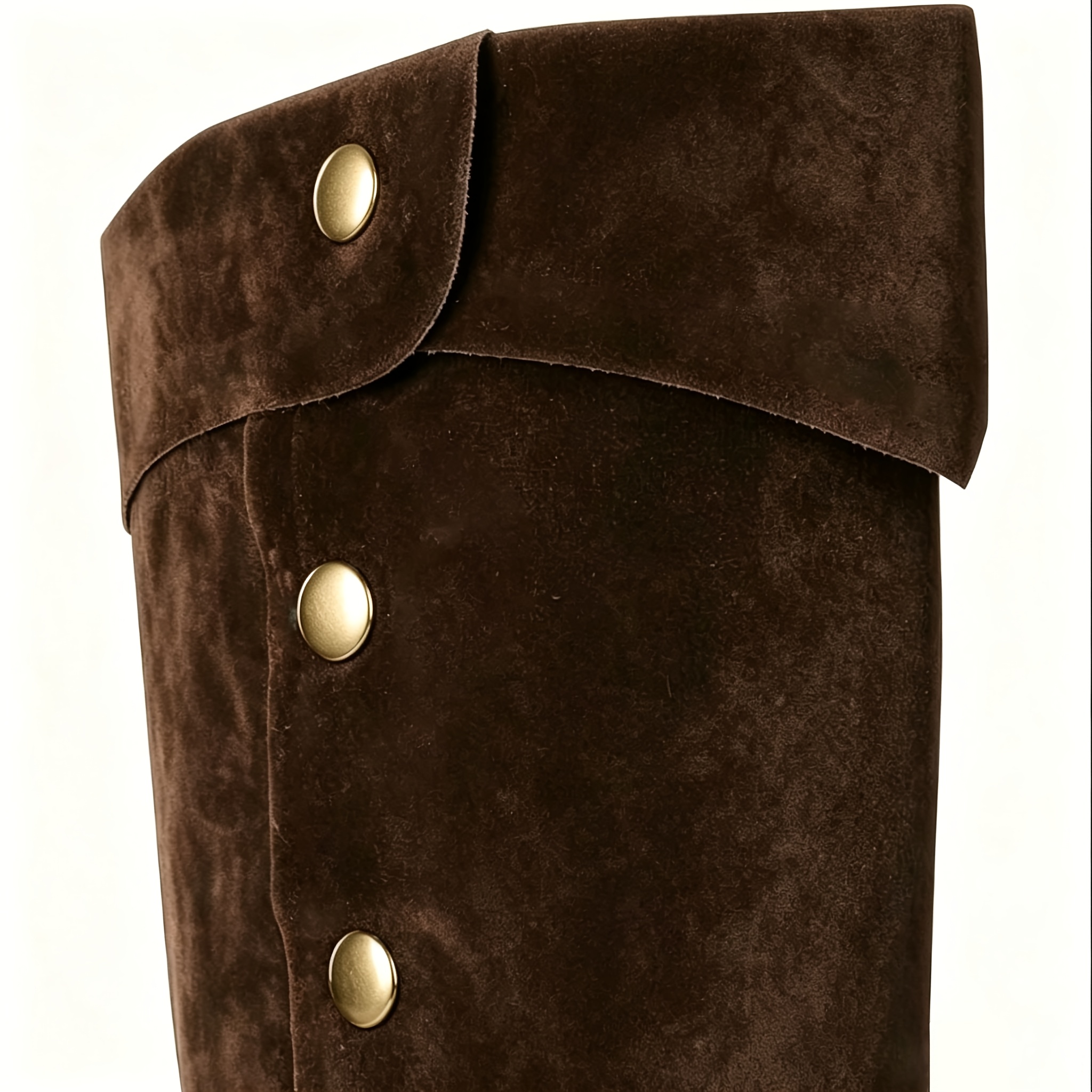 TEMU Housse de bottes rétro médiévales à brides, Housse de bottes hautes à rivets, Cosplay de pirate, Accessoire de d'Halloween, batterie