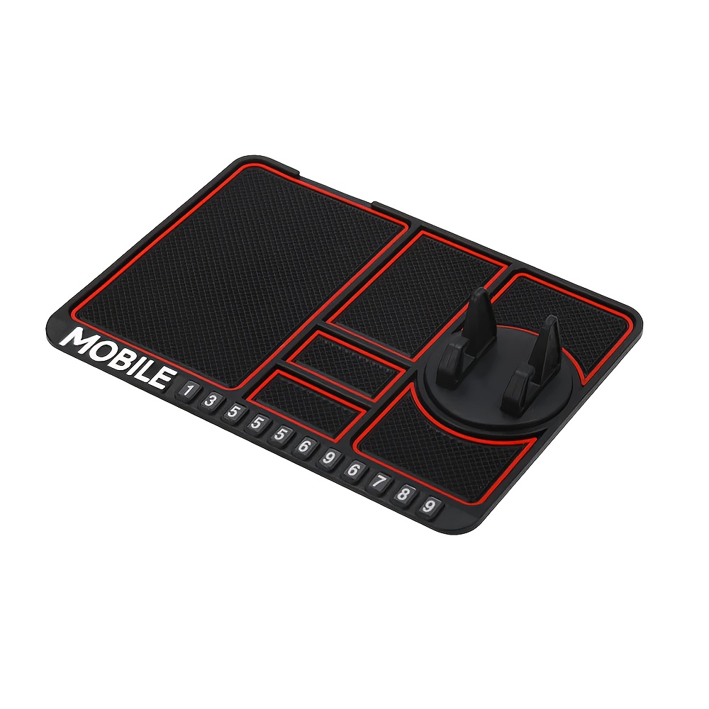E-shop Multifunktionale Auto Anti-Rutsch Matte Auto Handyhalterung Rutschfeste Klebrige Anti-Slide Armaturenbrett Handyhalterung Silikon Armaturenbrett