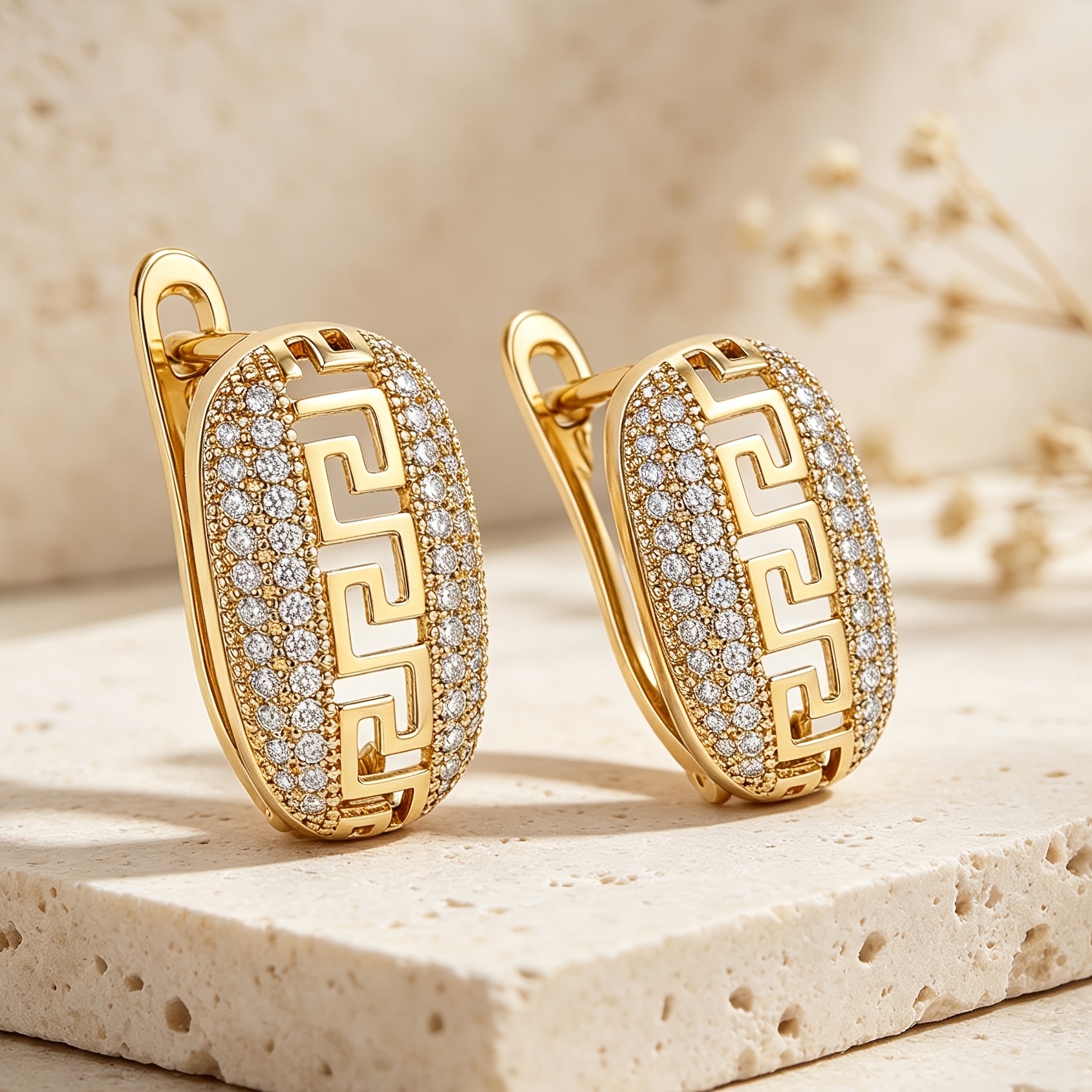 TEMU 1 Paire de Boucles d'Oreilles Unisexe Légères et Rétro à Carrés Géométriques, et Tendance, Idéales pour Banquets, Mariages, Fêtes, Vacances et