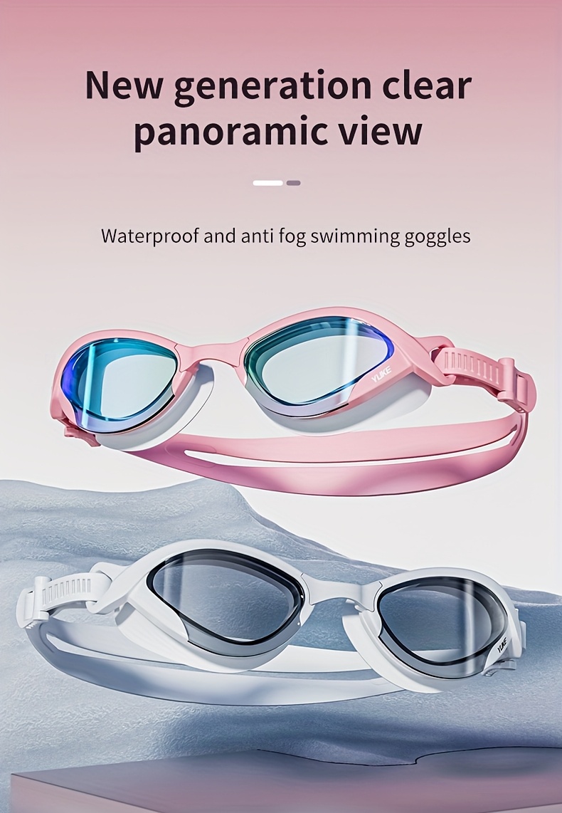 High-Definition Professional Swimming Goggles for Women, Waterproof And Anti-Fog, with a Plated Film, Suitable for Adult Training And Swimming Gear