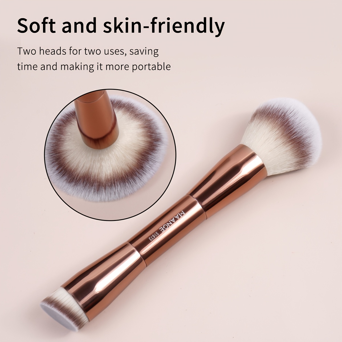 MAANGE 13pcs Professional Makeup Kit, Foundation Brush, Contour Brush, Powder Brush, Telescopic Makeup Brush, Travel Easy Carrying Set, Christmas Gift Set, Basic Makeup Tool