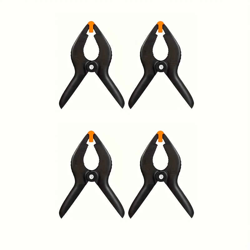 E-shop AIRAJ 2er/4er/8er Set Hochleistungs 4-Zoll Nylon-Federklemmen für Holzbearbeitung, Handwerk, Fotografie-Hintergrundstütze, Outdoor- und