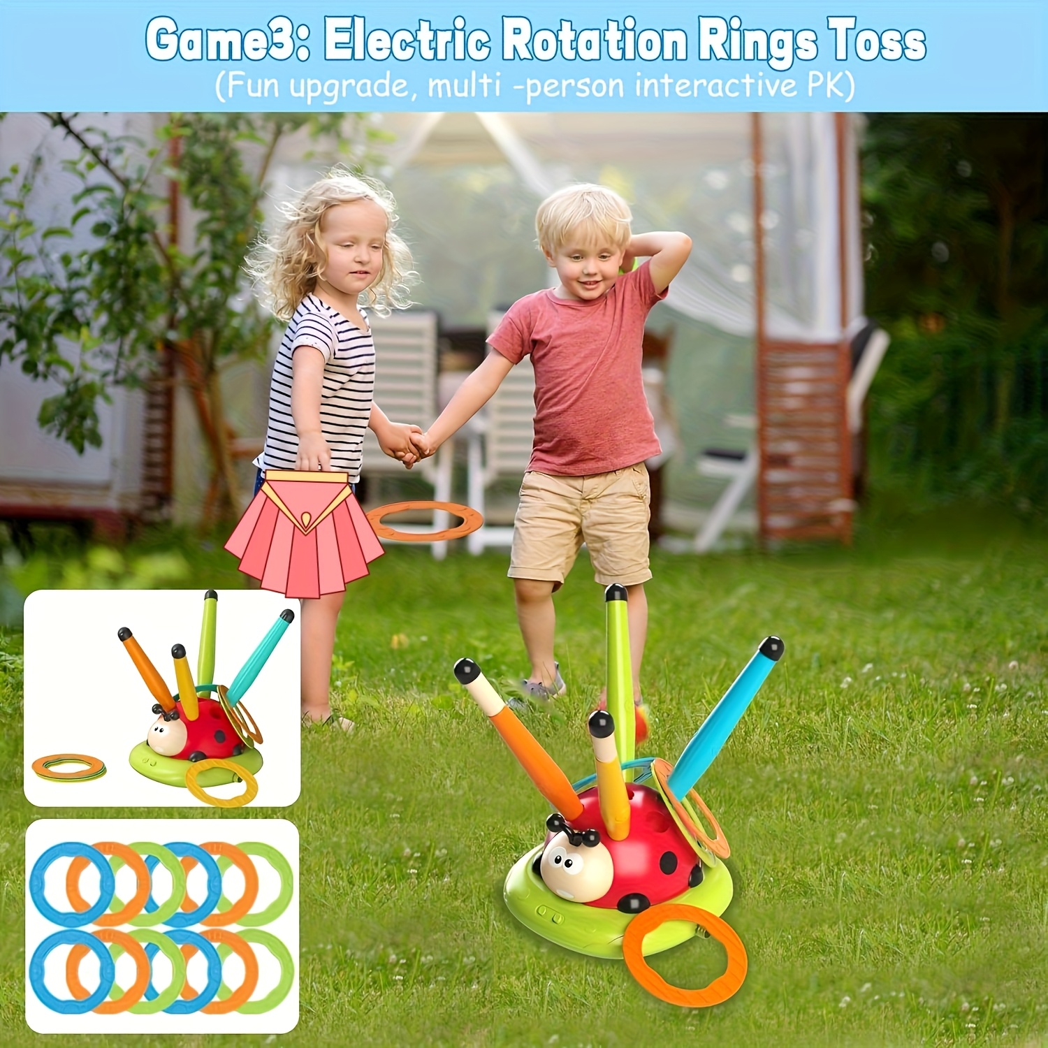 3 in 1 musical jump game launch sports outdoors indoors toys with outdoor toys halloween christmas gift Product details 4