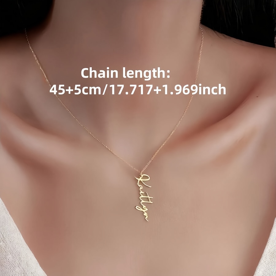 Personalized Golden & Silver Name Necklace — Everyday Wear