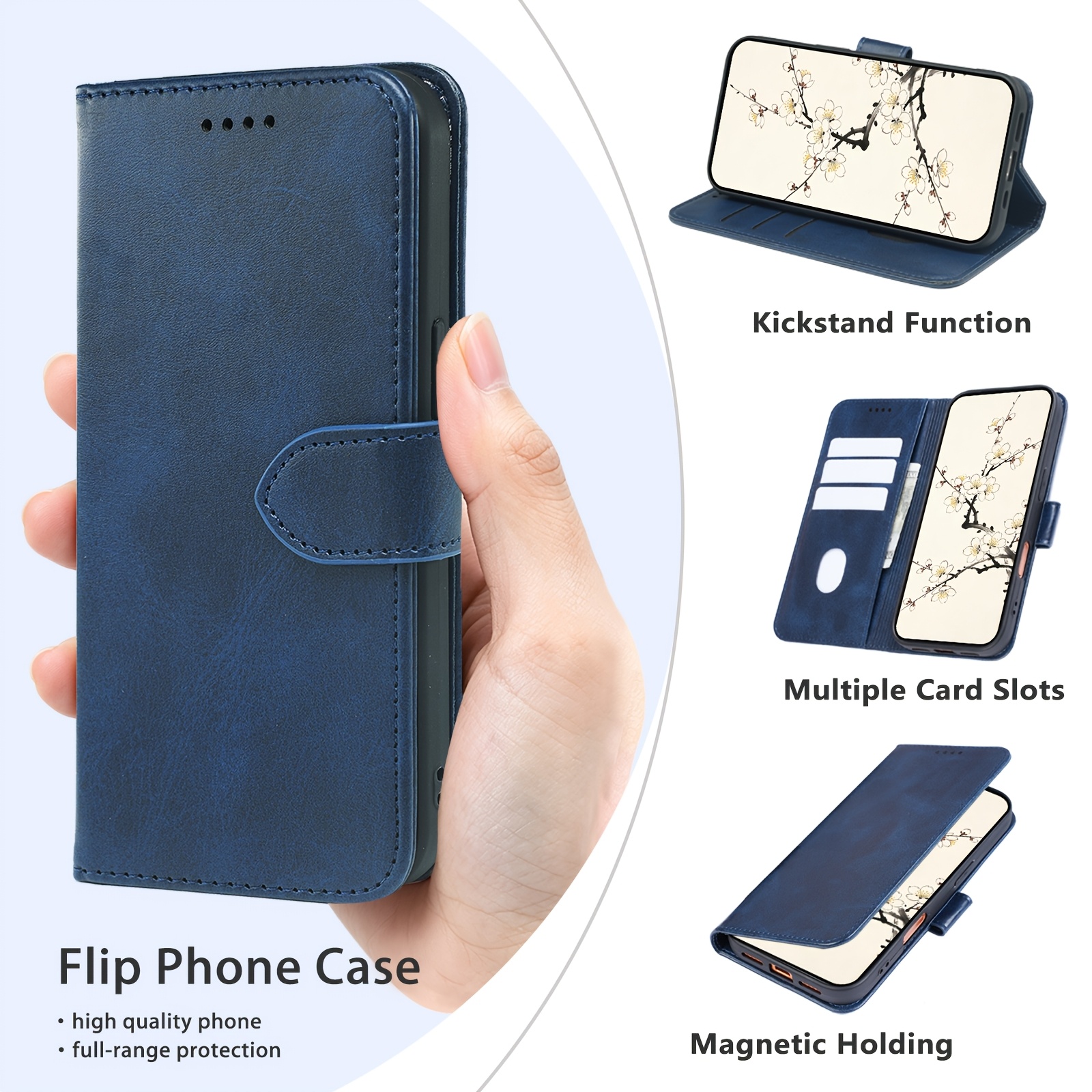 TEMU Coque de téléphone - [Pour Redmi Flip Case] Étui portefeuille à pour Redmi Note 15 Pro 4G/Note 15 Pro 5G/Note 15 Pro+ 5G, Housse de téléphone,