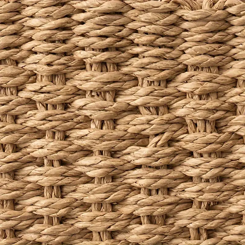 set of 3 woven paper rope storage organizer bins multi purpose baskets for shelves cupboards desk organization no electricity needed Product details 4