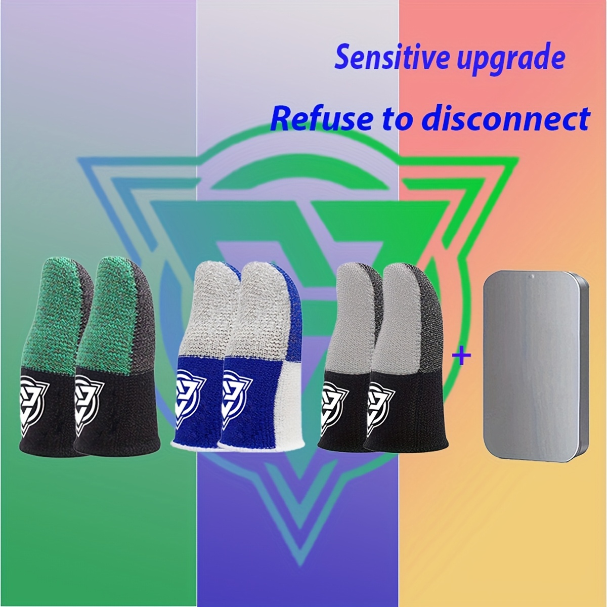 TEMU 1/2/3pcs Gants de Doigt pour Jeux Mobiles Gamer Anti-Transpiration Antidérapants Écran Tactile Manchon de Doigt de Jeu Respirant