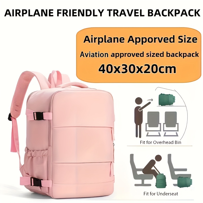womens backpacks women s unisex airline approved carry - Temu Cyprus