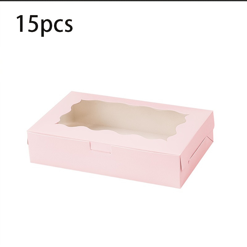TEMU 15/40pcs Gift Packaging Boxes, Window Packaging Boxes, Drawer-style Paper Boxes, Square Window Paper Boxes, Airplane Paper Boxes, Suitable For