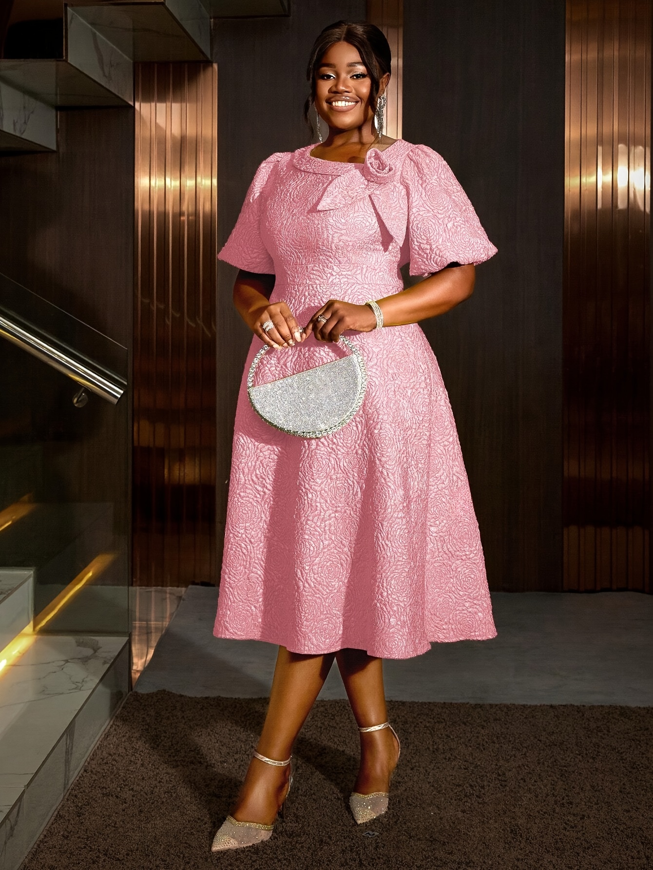 Plus Size wedding guest plus size dresses sold on Temu United States