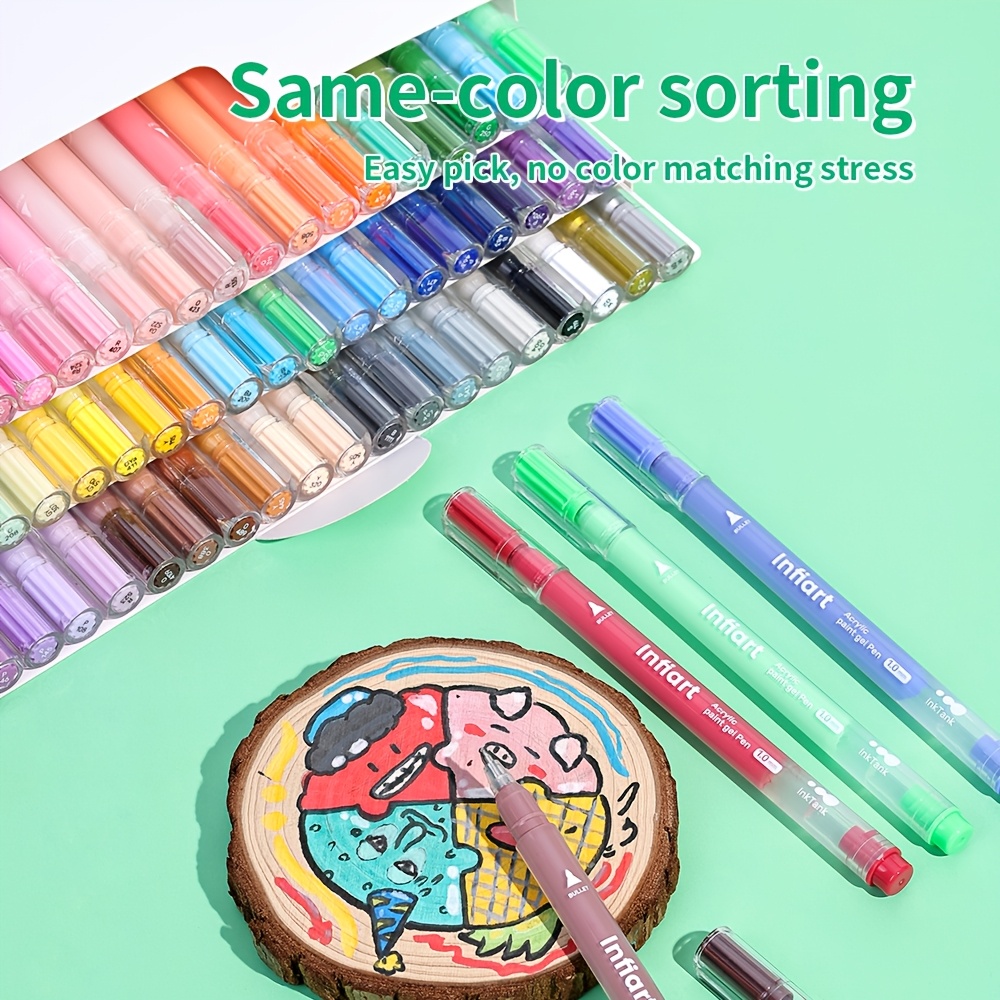 Large-Capacity Boxed Colored Gel Pens Set, 60/80/120 Colors
