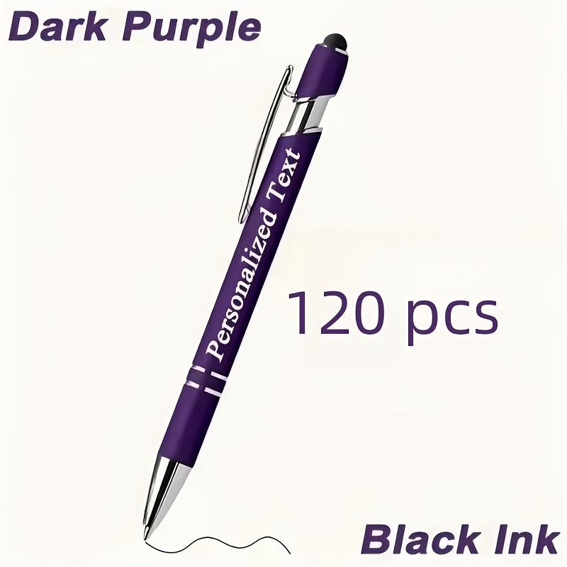 120pcs Customizable Metal Ballpoint Pen Set