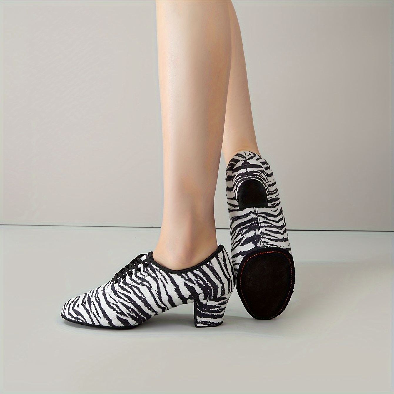 zapatos latino mujeres tela estampada tigre tacones Temu Colombia